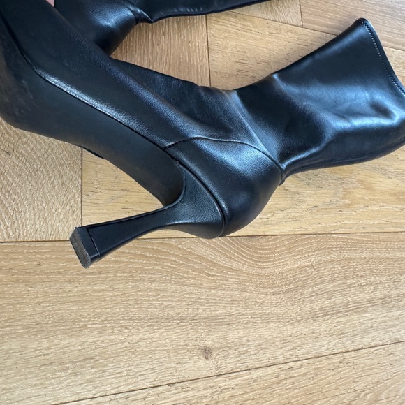 Steve Madden Black Knee-High Women's Boots - Picture 7 of 13